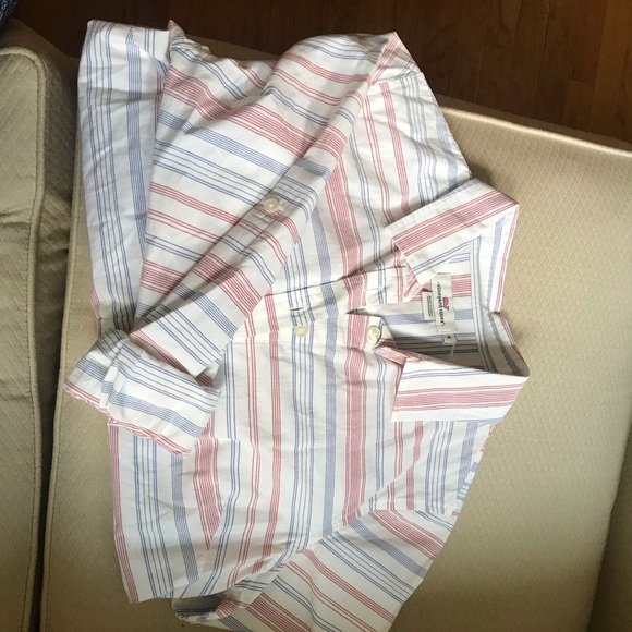Vineyard Vines red,white,blue blouse (6) - Picture 6 of 6